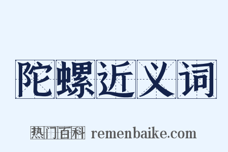 陀螺近义词是什么意思的图片